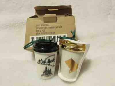 STARBUCKS Ornaments... New York & DC Package of Two. (New) - Sold on eBay Nov, 23rd 2019 for $17.00