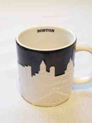 Starbucks Boston Collectors Series Mug, black and white skyline  - Sold on eBay Nov, 23rd 2019 for $15.99