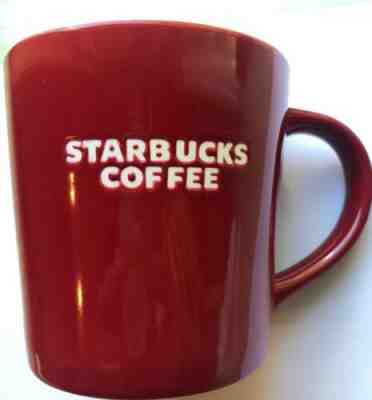 Starbucks Mug Red And White Embossed Logo Bone China Coffee 2010 Excellent Cond - Sold on eBay Nov, 23rd 2019 for $16.00