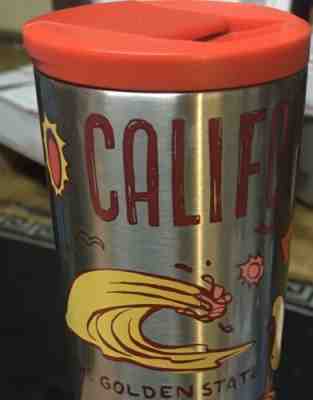 Starbucks Stainless Steel Tumbler 2019 California “Been There Series" 16 oz New - Sold on eBay Nov, 23rd 2019 for $23.70