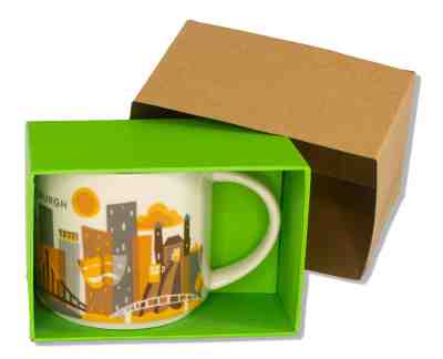 NEW Starbucks You Are Here YAH Collection Pittsburgh Mug 14oz Cup Retired - Sold on eBay Nov, 23rd 2019 for $35.99