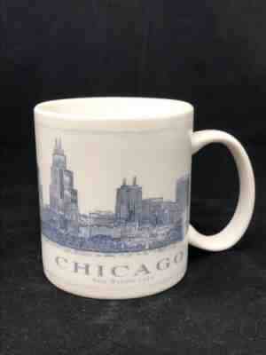 CHICAGO Architecture 2008 Starbucks Collector Series Coffee Cup Mug 18oz - Sold on eBay Nov, 23rd 2019 for $16.96