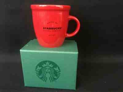 Starbucks 2016 RED Abbey 3 oz Demitasse Cup Holiday Mini Espresso Mug RARE NEW - Sold on eBay Nov, 22nd 2019 for $16.99