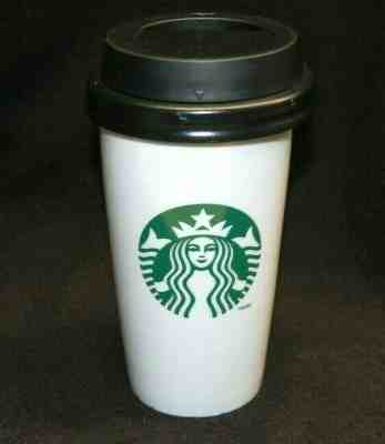 2011 12oz Starbucks Ceramic Double Wall Travel Tumbler 12oz Mermaid Hard Lid (C) - Sold on eBay Nov, 22nd 2019 for $19.95