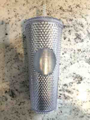 NEW 2019 STARBUCKS SILVER BLING PLATINUM STUDDED UNICORN TUMBLER VENTI CUP RARE - Sold on eBay Nov, 22nd 2019 for $25.00