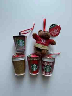 Starbucks 2018 Holiday Ornament LOT of 5 Free Ship - Sold on eBay Nov, 21st 2019 for $28.88