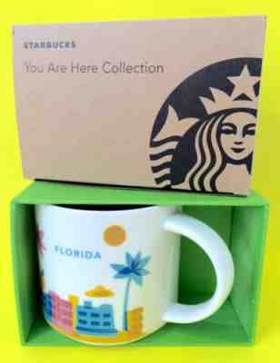 NEW Starbucks FLORIDA You are here City Mug 14oz NIB FL Cup FLAMINGO - Sold on eBay Nov, 21st 2019 for $16.00