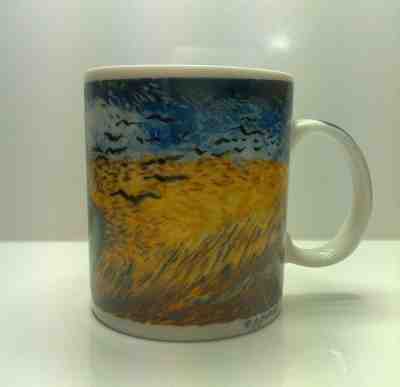 STARBUCKS Vincent Van Gogh 'Wheatfield w/ Crows' Mug by Chaleur D Burrows *RARE* - Sold on eBay Nov, 21st 2019 for $39.95