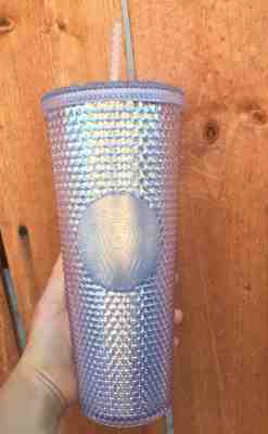 Starbucks holiday 2019 silver diamond studded spike cup tumbler  - Sold on eBay Nov, 21st 2019 for $27.00