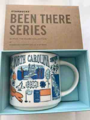 Starbucks Coffee 14oz Been There Series Mug NORTH CAROLINA Cup New w/SKU & box - Sold on eBay Nov, 21st 2019 for $19.95