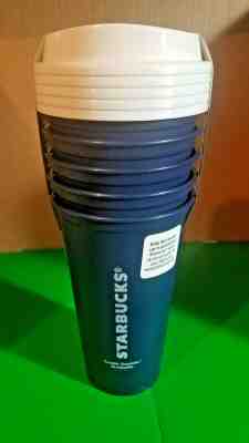 Starbucks Reusable To Go Travel Cup Navy Blue Tumbler 16 oz - 5 Pack  NEW - Sold on eBay Nov, 25th 2019 for $16.50