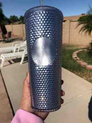 Starbucks Xmas Collection 2019 Limited Edition Studded Tumbler Cup - Platinum - Sold on eBay Nov, 25th 2019 for $28.00