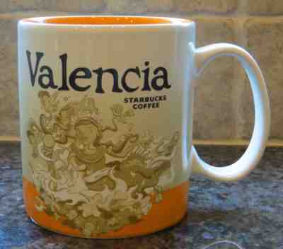 NWT Starbucks VALENCIA Spain Global Icon City Collector Series Mug with SKU - Sold on eBay Nov, 25th 2019 for $59.99