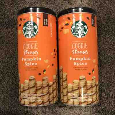 Starbucks Pumpkin Spice Cookie Straws Limited Edition 20ct (2 Pack) Exp 4/2020 - Sold on eBay Nov, 25th 2019 for $48.00