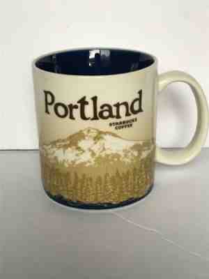 Starbucks PORTLAND OREGON Global Icon City Collector Coffee Mug Cup 2011 Mt Hood - Sold on eBay Nov, 25th 2019 for $29.99