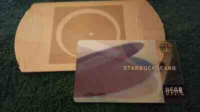 STARBUCKS 2003 HEAR MUSIC *MINT* Gift Card SHINY w/RARE Tube Like Sleeve  - Sold on eBay Nov, 25th 2019 for $25.33