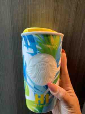 Starbucks 2016 Hawaii Exclusive Double Wall Ceramic Tumbler 12 oz. -  New!    - Sold on eBay Nov, 25th 2019 for $25.50