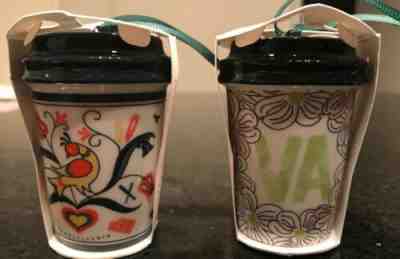 Starbucks Virginia & Pennsylvania Ornament To Go Cups New State Local 2017 - Sold on eBay Nov, 25th 2019 for $16.99