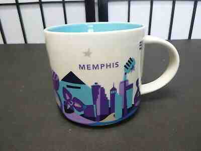 Starbucks MEMPHIS You Are Here Mug 2013 Microwaveable 14 Fl Oz - Sold on eBay Nov, 25th 2019 for $18.00