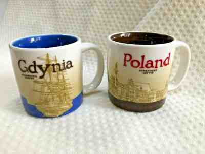 Starbucks City Mug Cup Set of two Demitasse Gdynia/Poland 3oz NEW - Sold on eBay Nov, 25th 2019 for $19.99
