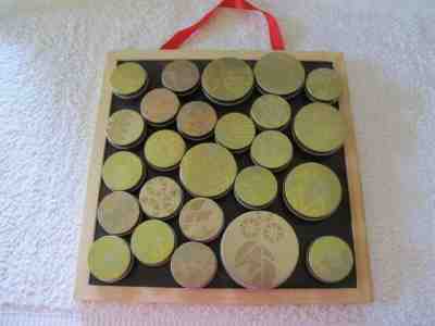 STARBUCKS MAGNETIC HANGING ADVENT CALENDAR WITH EMPTY TINS - Sold on eBay Nov, 25th 2019 for $17.50