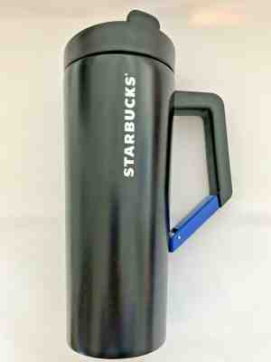 Starbucks Stainless Steel To Go Cup w/ Carabiner Clip On Travel Tumbler Mug 16oz - Sold on eBay Nov, 25th 2019 for $29.95