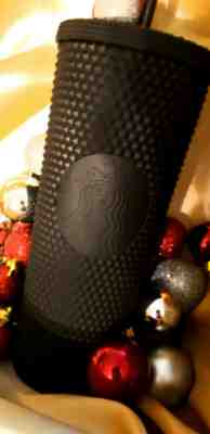 Starbucks Studded Matte Black Tumbler Cold Cup Limited Edition Fall 2019 - Sold on eBay Nov, 25th 2019 for $68.00