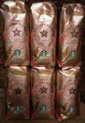 6 lbs Starbucks Holiday Blend 2019~Medium Roast*whole bean*Herbal & Sweet Maple  - Sold on eBay Nov, 25th 2019 for $54.99