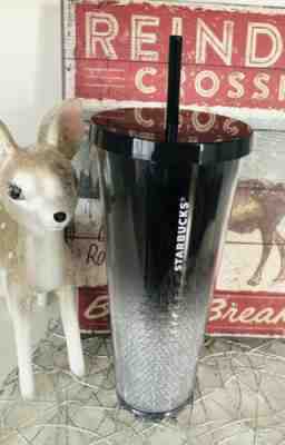 Starbucks 2018 Holiday Black and Silver Sequins Tumbler Cup 24oz Cold Cup - Sold on eBay Nov, 25th 2019 for $24.50