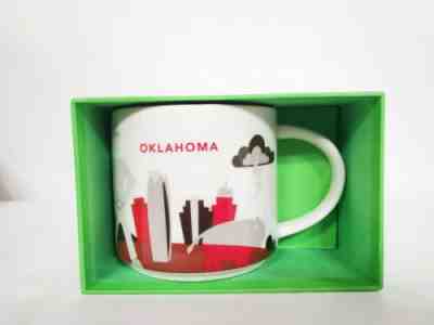 Starbucks Coffee You Are Here Collection Ceramic Mug Cup Oklahoma OKC Buffalo - Sold on eBay Nov, 25th 2019 for $17.00