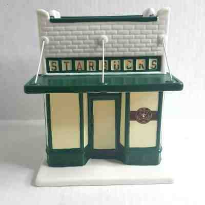 Starbucks Holiday 2016 Pikes Place Storefront Ceramic Building Village  - Sold on eBay Nov, 25th 2019 for $20.00