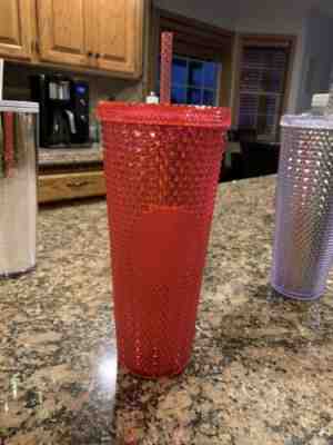 Starbucks Christmas 2019  Hot Pink Studed Tumbler Same Day Shipping. - Sold on eBay Nov, 25th 2019 for $35.00