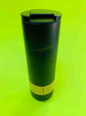 Starbucks Black Shine Vacuum Insulated Flip-Top Stainless Steel Tumbler 16 oz - Sold on eBay Nov, 25th 2019 for $31.99
