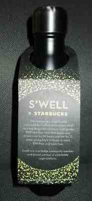 2015 Starbucks S'WELL *BLACK* STAINLESS Steel Bottle TUMBLER 17 oz Swell new - Sold on eBay Nov, 25th 2019 for $99.99