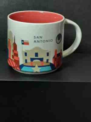 Starbucks 2015 SAN ANTONIO "You Are Here" Collection Mug Coffee Cup (14 oz)  - Sold on eBay Nov, 25th 2019 for $15.00