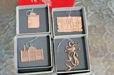 STARBUCKS 2017 SEATTLE RESERVE AND ROASTERY HOLIDAY ORNAMENTS SET OF 4 - Sold on eBay Nov, 25th 2019 for $125.00