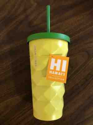 New Starbucks Hawaii Exclusive Pineapple Metal Tumbler NWT - Sold on eBay Nov, 25th 2019 for $31.00