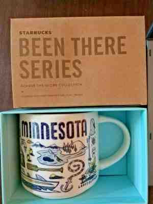 Starbucks Minnesota Coffee Cup Mug Been There Series Land of 10,000 Lakes NIB - Sold on eBay Nov, 25th 2019 for $24.99