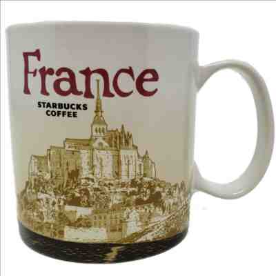 Rare 2015 STARBUCKS France Global Icon Coffee Mug 16-ounce - Sold on eBay Nov, 25th 2019 for $41.21