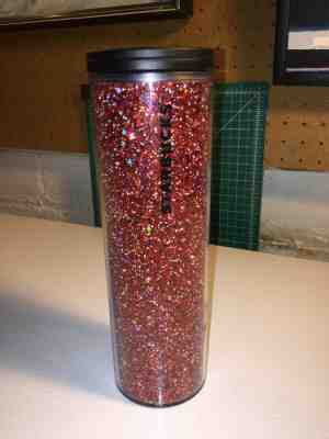 NEW 2018 Starbucks HOLIDAY SPARKLE GLITTER Travel Tumbler 16 oz - FREE SHIPPING - Sold on eBay Nov, 25th 2019 for $25.99