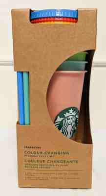 Starbucks Reusable Color Changing Cups 2019 5 24 oz Cups, NEW - Sold on eBay Nov, 25th 2019 for $75.00