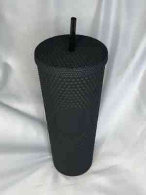 Starbucks Fall 2019 Matte Black Studded Plastic Tumbler  24 Oz w SKU - Sold on eBay Nov, 25th 2019 for $76.00