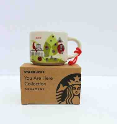 Starbucks You Are Here Collection Ornament OHIO 2 oz Demi Cup - Sold on eBay Nov, 25th 2019 for $18.70