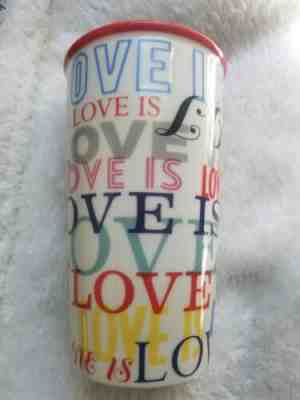 NEW Starbucks 2017 Love is Love  10 fl oz Travel Tumbler - Sold on eBay Nov, 25th 2019 for $29.00