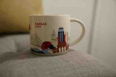 Kansas City STARBUCKS MUG 14 oz. You Are Here City 2014 Collection - Sold on eBay Nov, 25th 2019 for $15.00