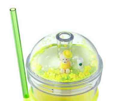 2019 Starbucks Korea Spring Bearista Figure Yellow Glitter Coffee Cold Cup 16oz - Sold on eBay Nov, 25th 2019 for $39.90