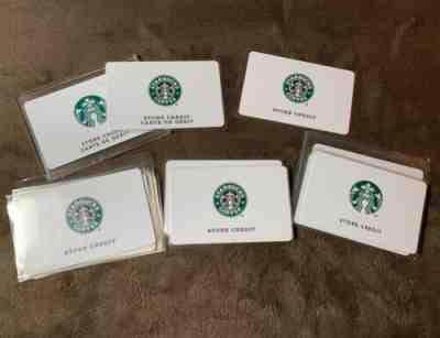Starbucks 2001 US, 2006 UK, 2007 IE, 2010 US, 2006/2010 CAN Store Credit Cards - Sold on eBay Nov, 25th 2019 for $40.00