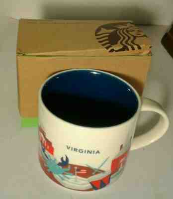 Starbucks Virginia You Are Here YAH Mug Collectible 14 Oz - New WITH Box - Sold on eBay Nov, 25th 2019 for $22.80