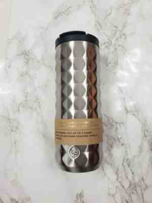NEW Starbucks Vacuum insulated Silver Studded Stainless Steel Tumbler 16 oz - Sold on eBay Nov, 26th 2019 for $34.95