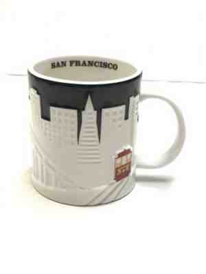 Starbucks 2012 San Francisco Skyline City Cable Car 16 oz Mug [C054] - Sold on eBay Nov, 26th 2019 for $19.50